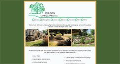 Desktop Screenshot of johnsonlandscapinginc.com